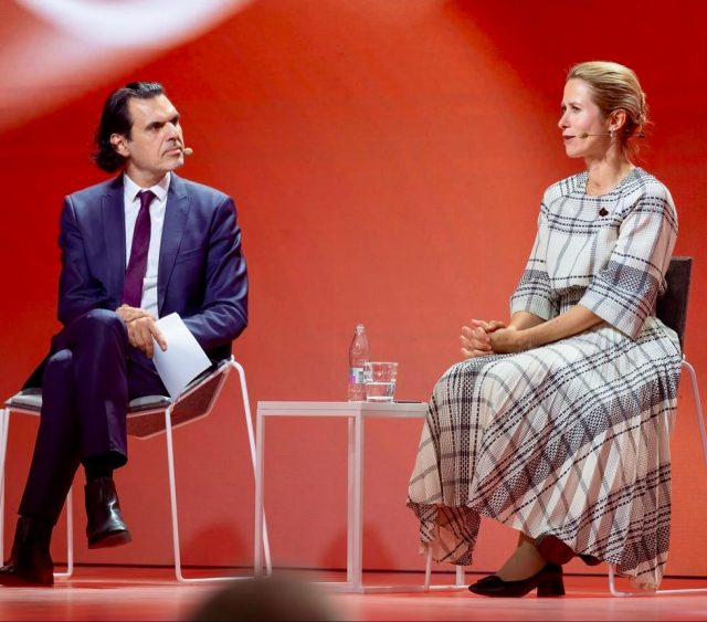 Discussing Europe’s role in the world with @kajakallas, EU High Representative for Foreign Affairs and Security Policy and Vice-President of the European Commission